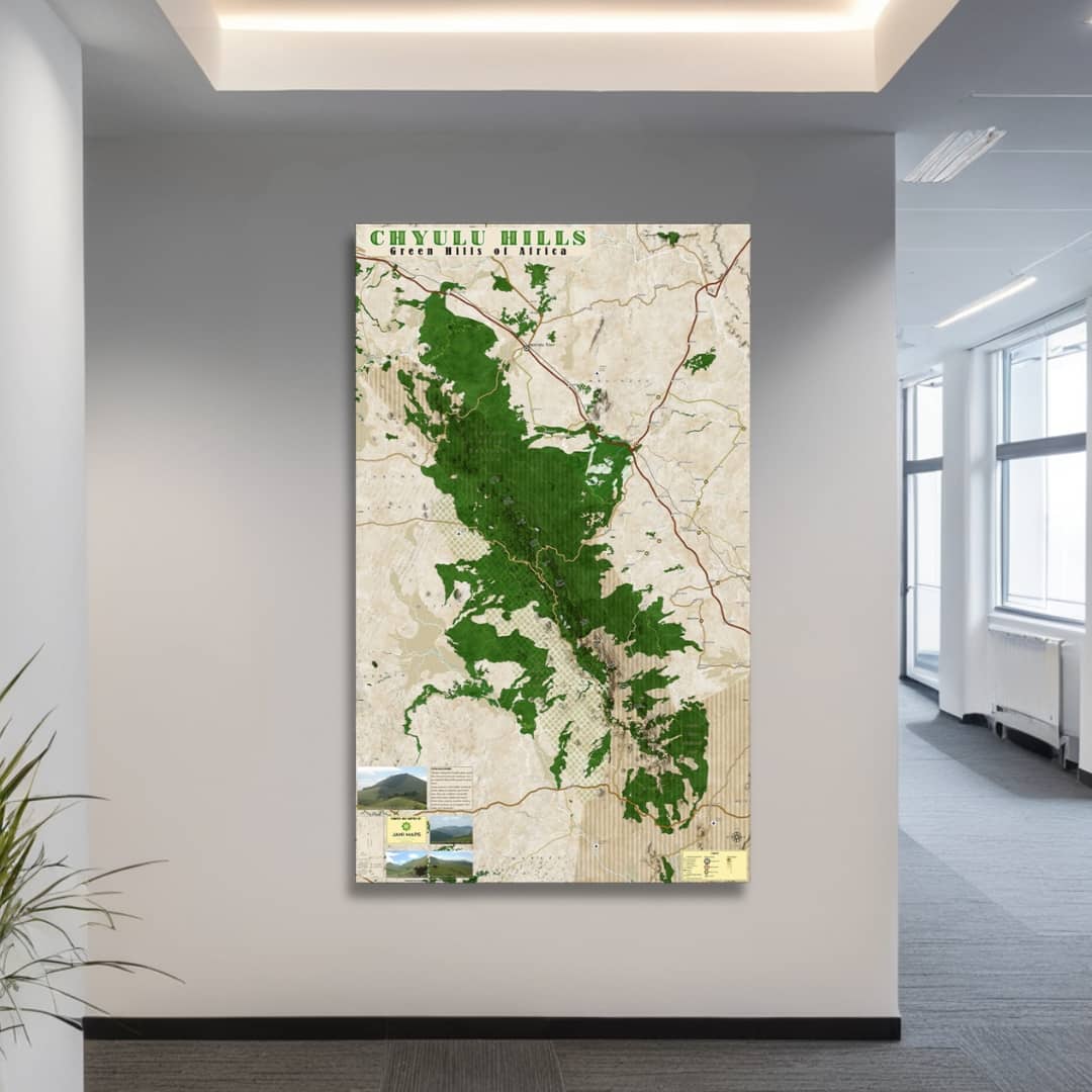 TOPOGRAPHIC MAP - CHYULU HILLS