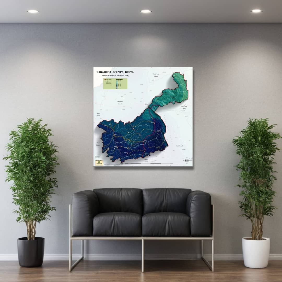 MAXIMUM ANNUAL RAINFALL - KAKAMEGA COUNTY