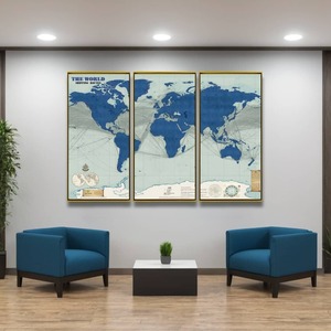WORLD SHIPPING ROUTES (3-in-1) - WORLD